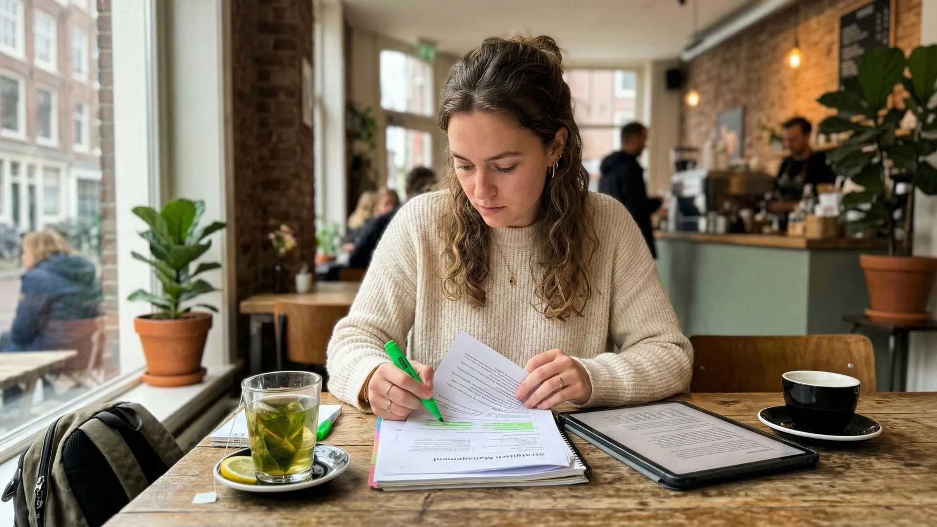 Vrouw studeert voor WFT examen – WFT Instituut